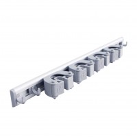 施達 免打孔橡膠拖把夾 (4夾扣 4短鈎) 施達 免打孔橡膠拖把夾 (4夾扣 4短鈎)